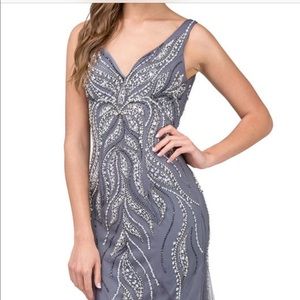 Lovely Beaded Formal Gown